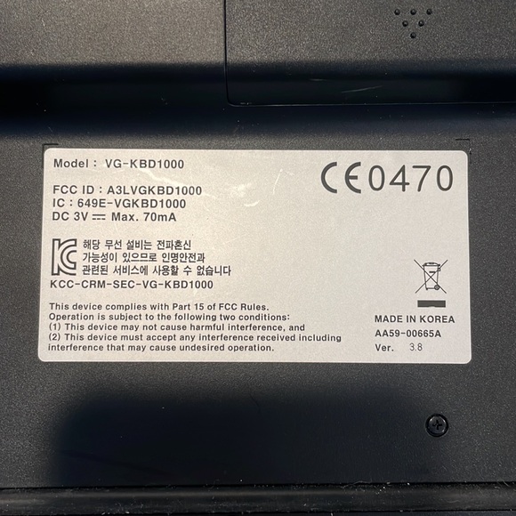 Samsung Wireless Keyboard - Picture 5 of 5